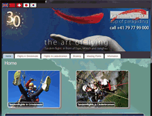 Tablet Screenshot of paragliding-jungfrau.ch